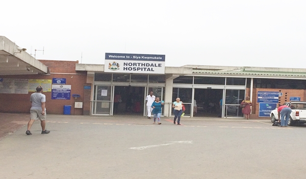 Entrance of Northdale Hospital